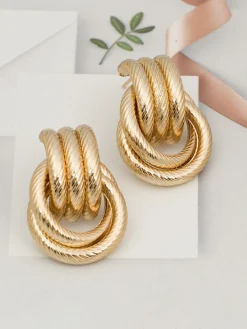 Sale Hoop Cross Earrings Earrings|Accessories