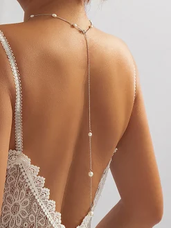 Sale Imitation Pearl Tassel Necklace Necklaces|Accessories