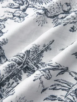 Sale Ink Painting Print Tie Up A-Line Short Dress Casual Dresses|Summer Dresses