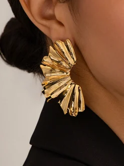 Clearance Irregular Leave Drop Earrings Earrings|Accessories