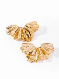 Clearance Irregular Leave Drop Earrings Earrings|Accessories