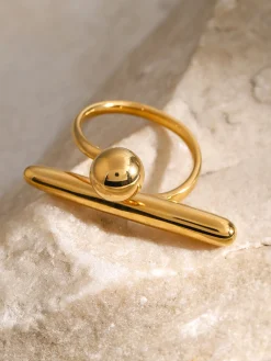Outlet Irregular Minimalist Open Ring Rings & Bracelets|Accessories