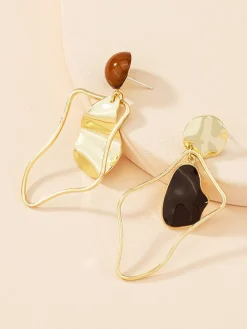 Irregular Stud Drop Earrings Accessories