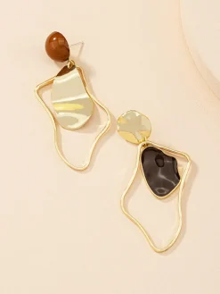Irregular Stud Drop Earrings Accessories