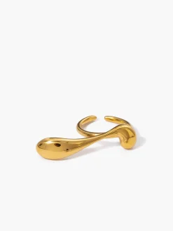 Irregular Water Drop Open Ring Rings & Bracelets|Accessories