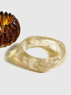 Best Irregular Wide Edge Acrylic Bracelet Rings & Bracelets|Accessories