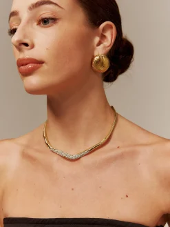 Irregular Ziron Choker Necklace Necklaces|Accessories