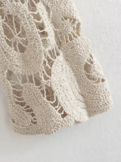 Outlet Island Mood Crochet Cover Up Top Sweater Tops|Sweaters & Cardigans