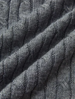Jacquard Cable Knit Cardigan Cardigans|Sweaters & Cardigans