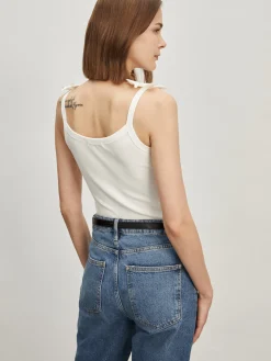 Discount Jacquard Crew Neck Slim Tank Top Tank Tops & Camis|Tops