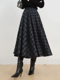 Outlet Keep In Check Long Skirt Skirts|Bottoms