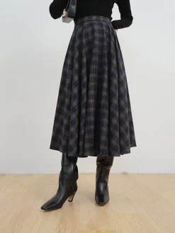 Outlet Keep In Check Long Skirt Skirts|Bottoms