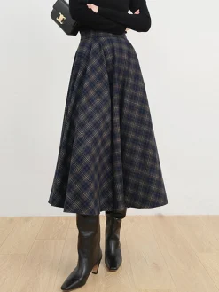 Outlet Keep In Check Long Skirt Skirts|Bottoms