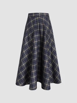 Outlet Keep In Check Long Skirt Skirts|Bottoms