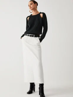 Clearance Keep Me Close Cutout Sweater Sweater Tops|Sweaters & Cardigans