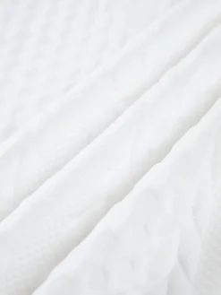 Online Knit Cable Long Sleeve Drawstring Hoody Sweatshirts & Hoodies|Knitwear