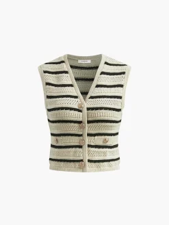 Outlet Knitted V-Neck Tank Top Tank Tops & Camis|Knitwear