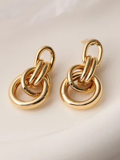 Sale Knot Chunky Hoop Earrings Accessories