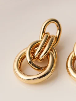 Sale Knot Chunky Hoop Earrings Accessories