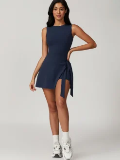 Clearance Knotted 2 in 1 Active Dress Activewear|Dresses