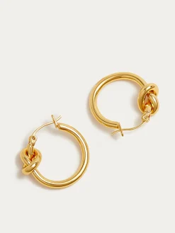 Online Knotted Hoop Earrings Earrings|Accessories