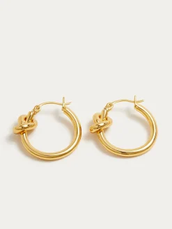 Online Knotted Hoop Earrings Earrings|Accessories