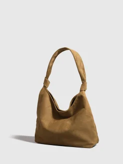 Hot Knotted Suede Hobo Bag Bags|Accessories