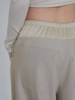 New Knotted Wide Leg Pants Wide Leg|Pants