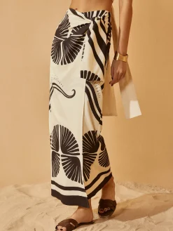 Best Knotted Wrap Floral Skirt Skirts|Bottoms