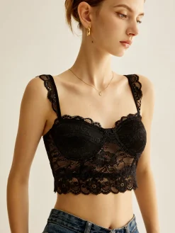 Sale Lace Piping Corset Top Corset Tops|Tops