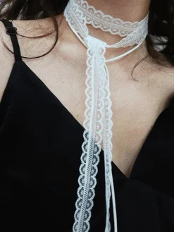 Outlet Lace Scarf Necklace Necklaces|Accessories