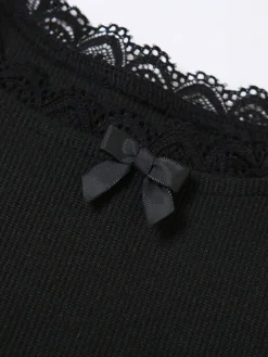 Clearance Lace Trim Crop Tank Top Sweater Tops|Crop Tops