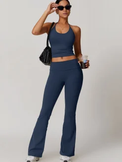Lace Up Active Pants Set Activewear