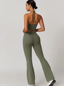 Lace Up Active Pants Set Activewear