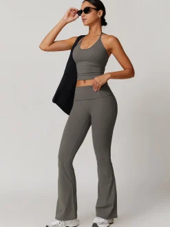 Lace Up Active Pants Set Activewear