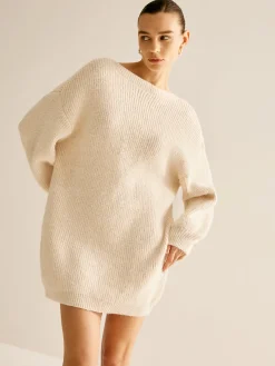 Best Lace Up Backless Oversize Sweater Sweater Tops|Sweaters & Cardigans
