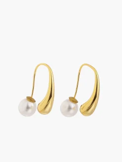 Lantern Shape Pearl Earrings Earrings|Accessories