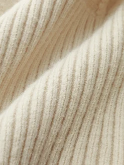 Hot Lantern Sleeve Cinched Waist Twist Sweater Knitwear|Tops