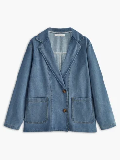 Best Lapel Cargo Denim Jacket Outerwear|Jackets