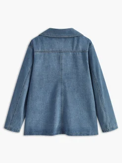 Best Lapel Cargo Denim Jacket Outerwear|Jackets