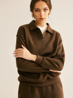 Discount Lapel Plain Shorts Set Matching Sets