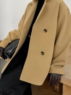 Discount Lapel Warm Jacket Outerwear|Jackets