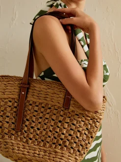 Discount Large Capacity Beach Tote Basket Bag Bags|Accessories
