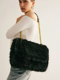 Best Large Capacity Fuzzy Flap Bag Bags|Accessories
