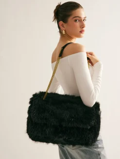 Best Large Capacity Fuzzy Flap Bag Bags|Accessories