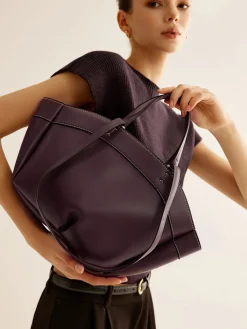 New Large Capacity Top Handle Basket Bag Bags|Accessories
