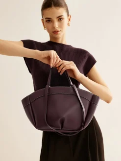 New Large Capacity Top Handle Basket Bag Bags|Accessories