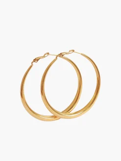 Outlet Large Classic Hoop Gold Earrings Earrings|Accessories