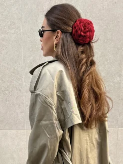 Online Large Rose Flower Hair Claw Hair Claws & Hats|Accessories