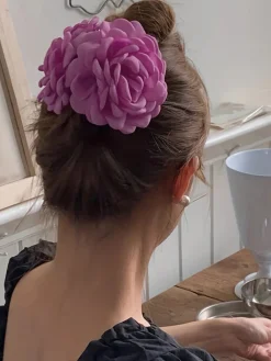 Online Large Rose Flower Hair Claw Hair Claws & Hats|Accessories